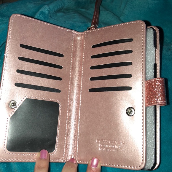 SUPER GLITTERY pink rose color iPhone 6s+ BN - Picture 3 of 4